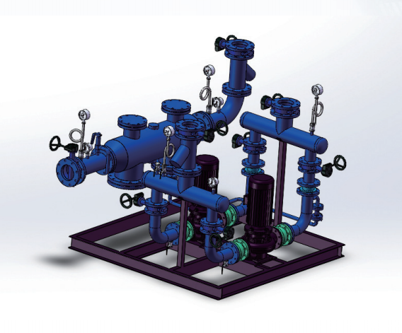 內蒙古天巨鑫全新一代高層建筑直連供暖設備